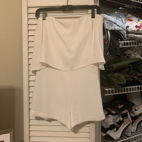 Amanda Uprichard White Romper Size Small - Picture 2 of 4